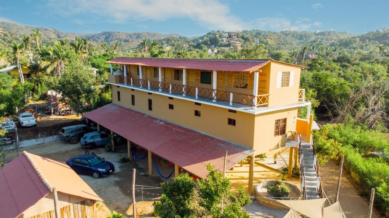 La Playa Hostel Mazunte Eksteriør bilde